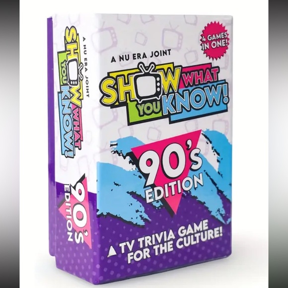 Show What U Know 90’s Edition Card Game NIB - Picture 1 of 4